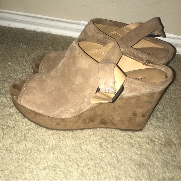 Lucky Brand Brown Suede Wedges - Picture 3 of 4